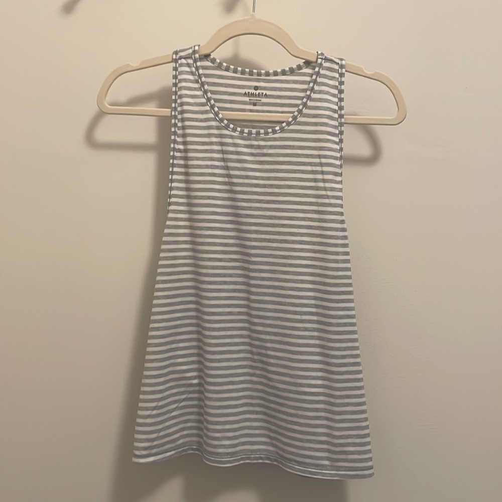 Athleta striped tank